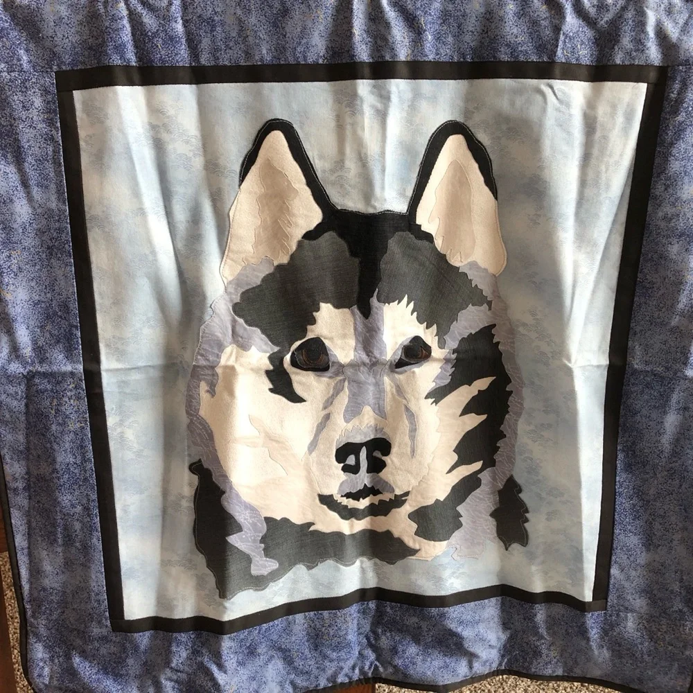 HANDMADE WALL QUILT SIBERIAN HUSKY